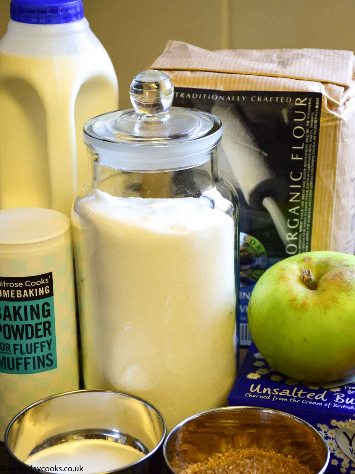 Ingredients for Apple Scone