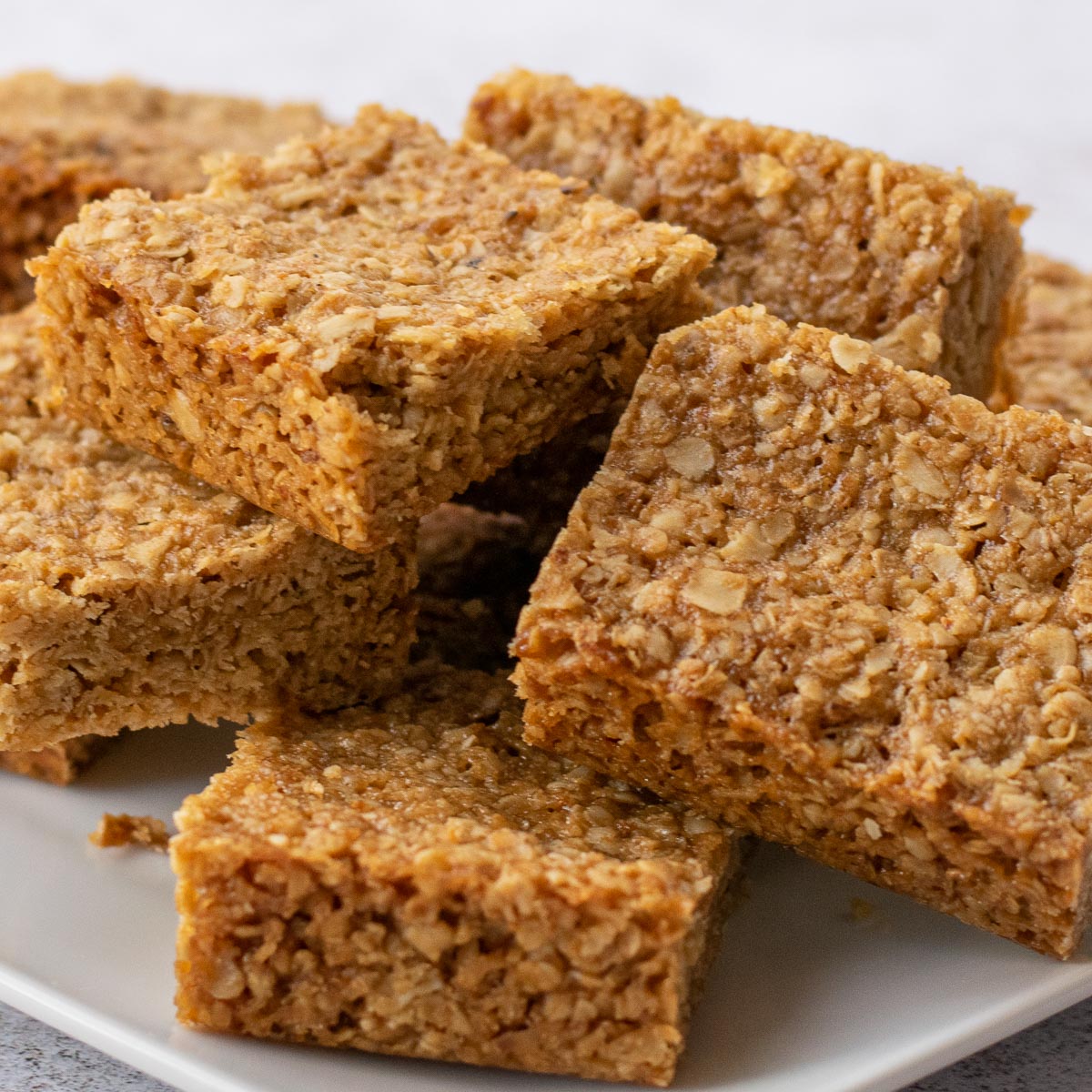 Close up plate of Flapjack