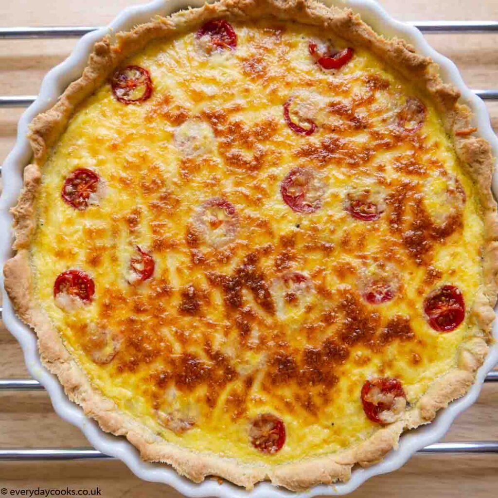 Tuna and Tomato Quiche Everyday Cooks
