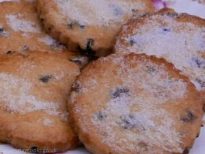 Traditional Easter Biscuits on a plate