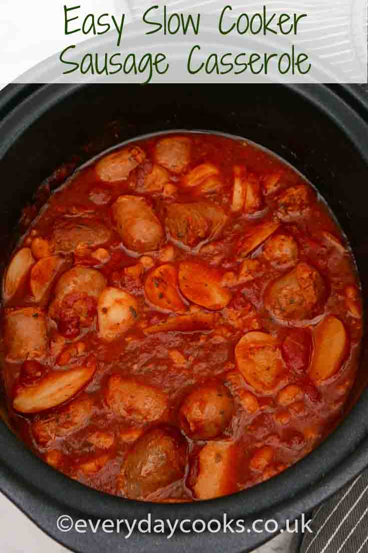 Slow Cooker Sausage Casserole Everyday Cooks
