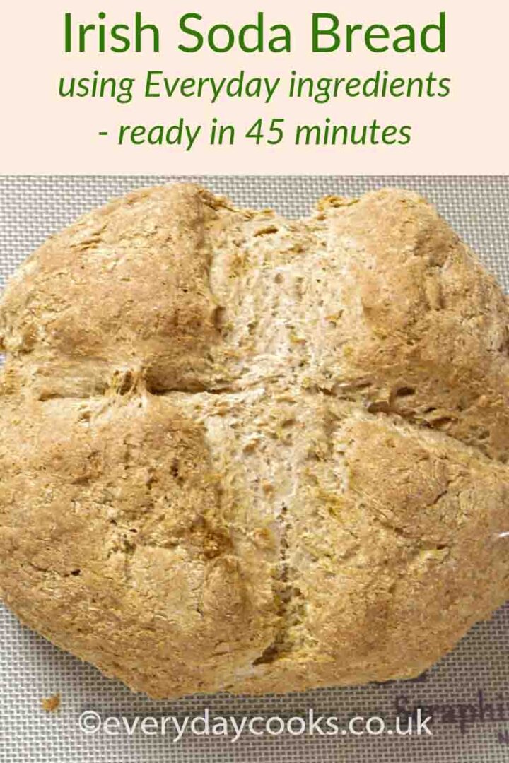 Round loaf of Irish Soda Bread