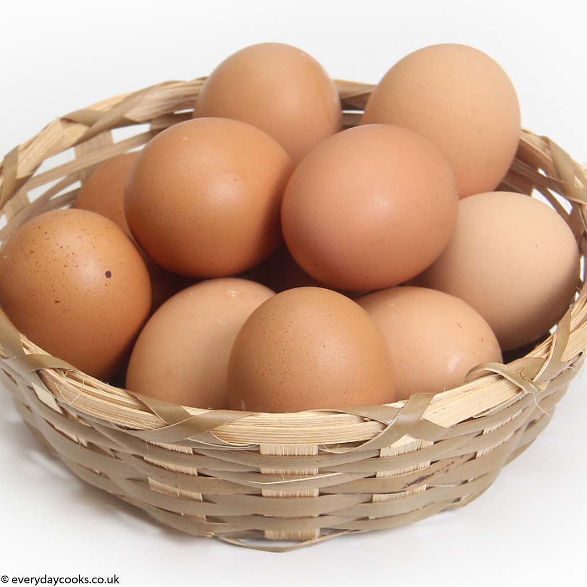 Eggs in a basket