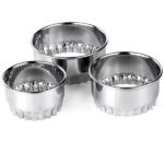 Set of 3 Tala crinkled round cutters