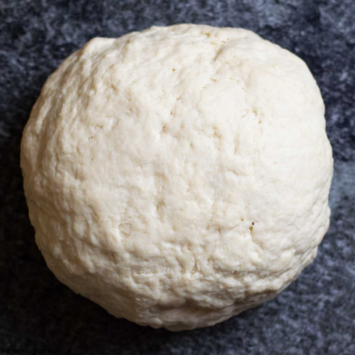 Ball of kneaded dough