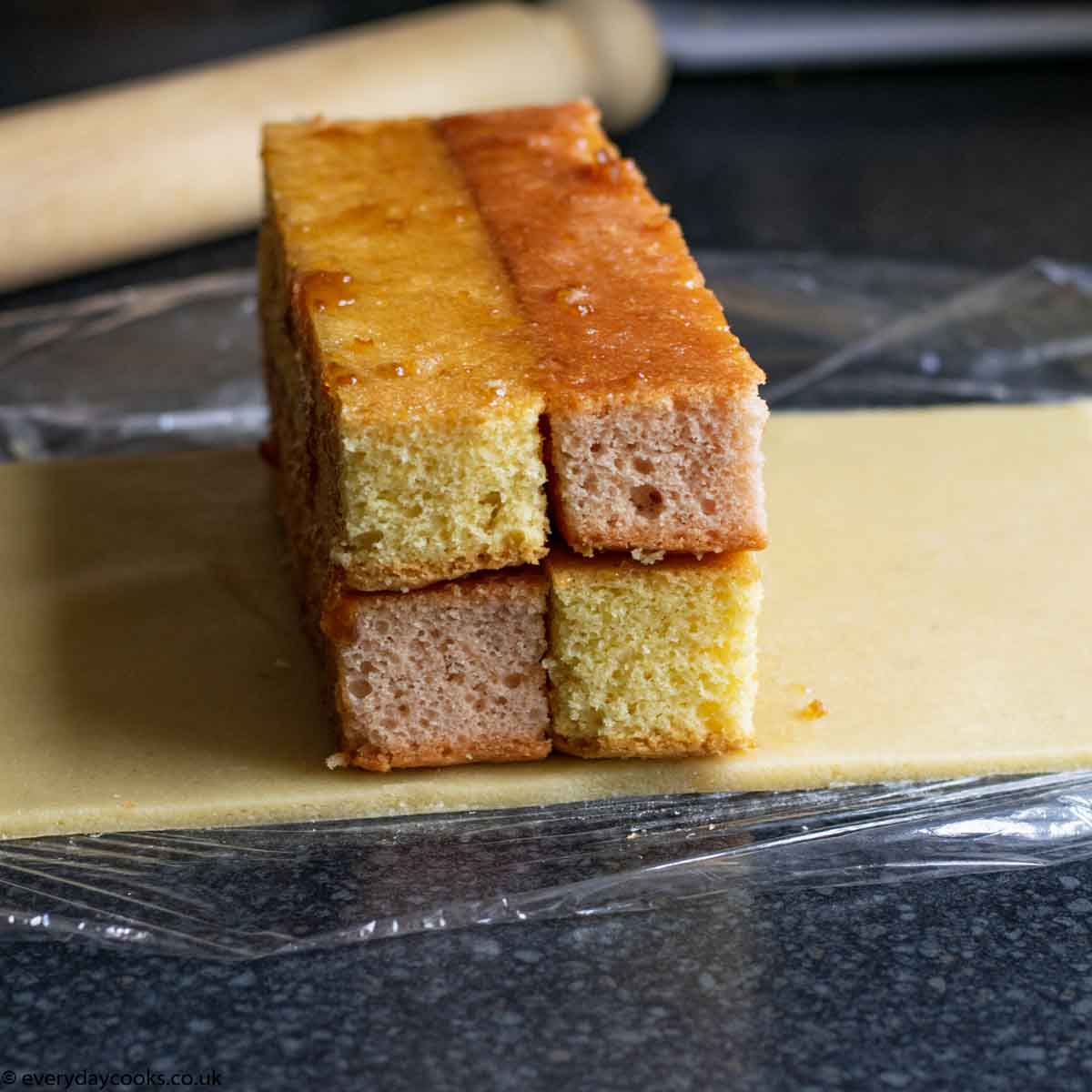 Easy Battenberg Cake